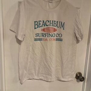 Beachbum Surfing Co White T-Shirt